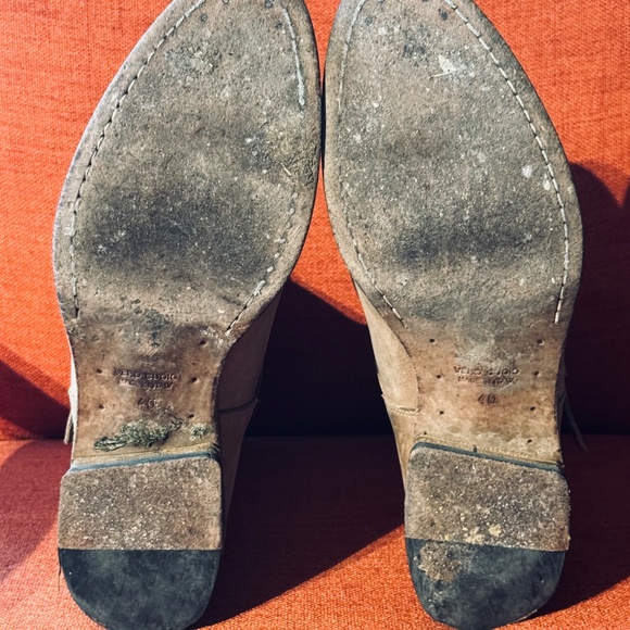 Embroidered Italian Leather Studded Western Boot in Tan Size 40 - Picture 11 of 16